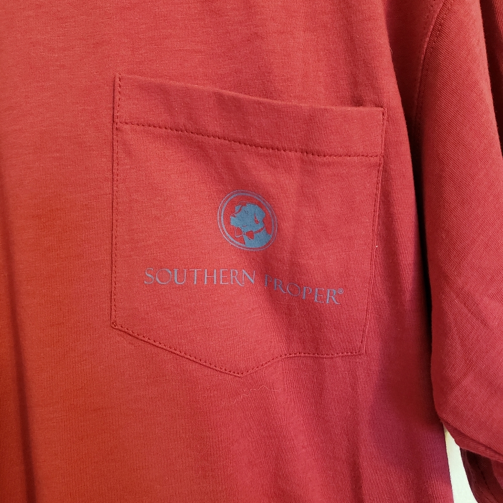 Southern Proper Maroon Tee - Picture 4 of 5